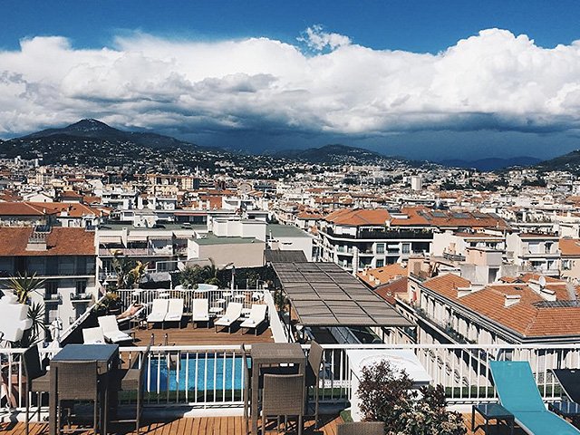 Discover your favorite roof top terrace in Nice, Côte d'Azur