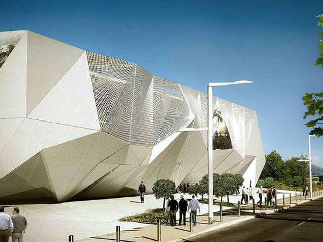 The new multiplex cinema of Cannes; a concrete diamond