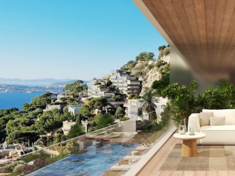 wide sea view cap dail Monaco view Terrace 5A