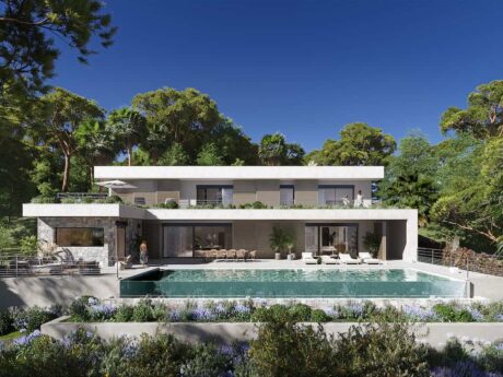 Super large new contemporary villa in Cannes Californie for sale