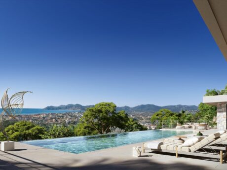 Super large new contemporary villa in Cannes Californie for sale