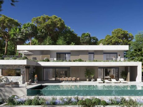 Super large new contemporary villa in Cannes Californie for sale