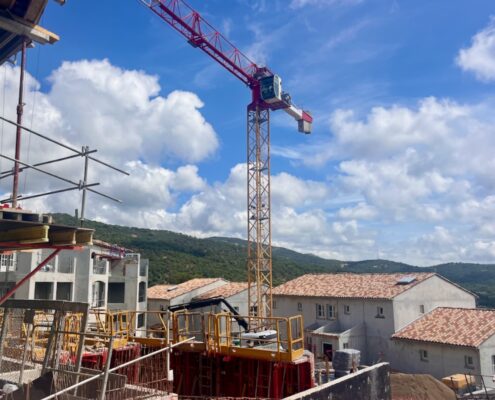 new construction in the heart of Grimaud