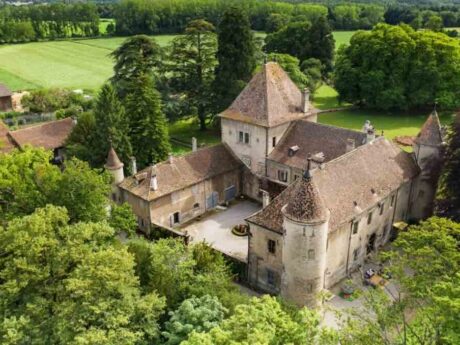 Magnificent historic castle near Genova