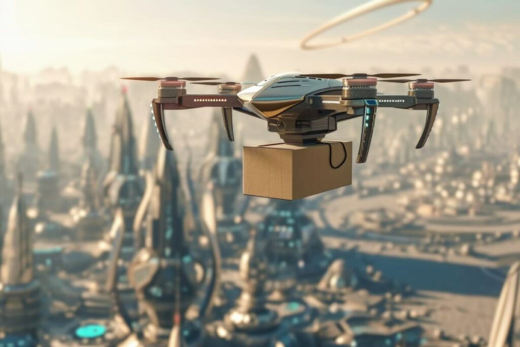 drone delivery in dubai