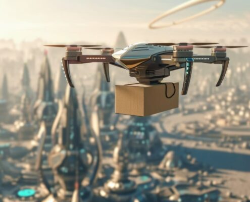 drone delivery in dubai