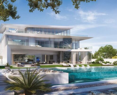 dubai new villa for sale via living cote azur