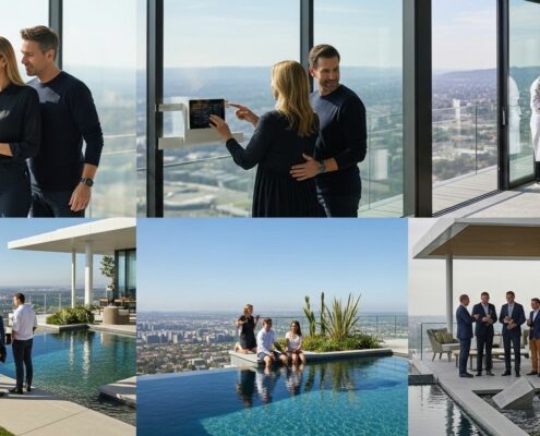 luxury real estate, property features, modern home