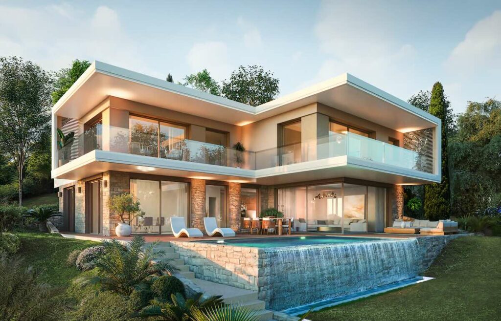 فيلات حصرية حديثة البناء للبيع في موجينز